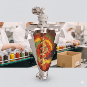 Homogeneización de polvos y pastas