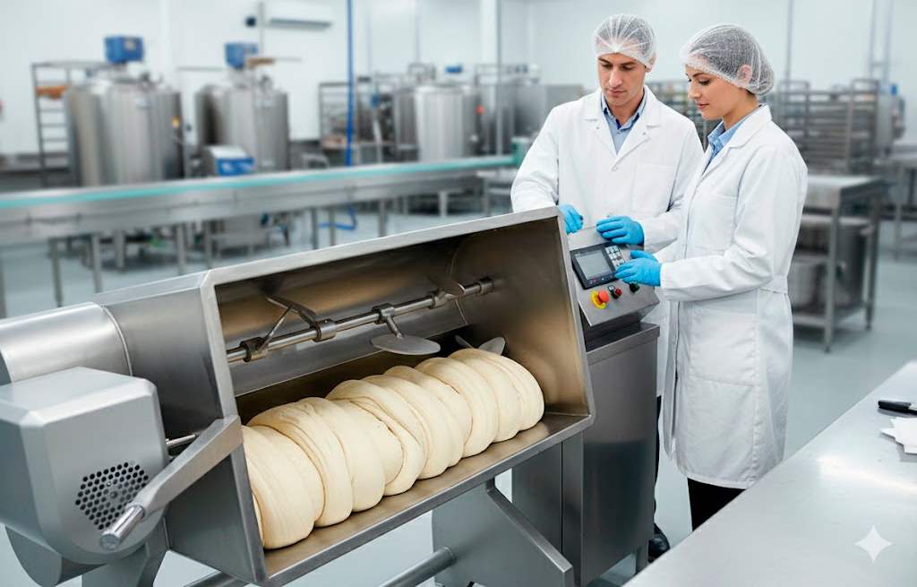 mezcladora de paletas para pan