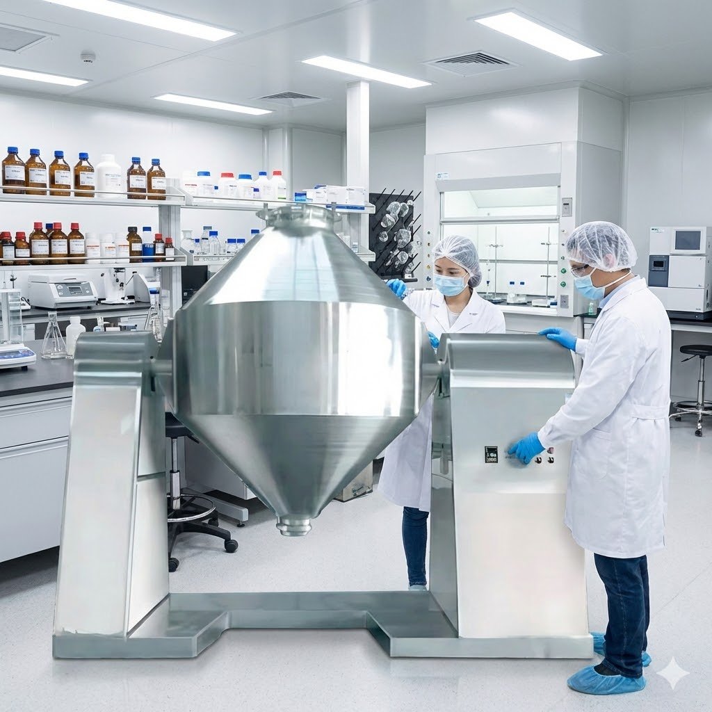 mezcladora de romboidal grado farma