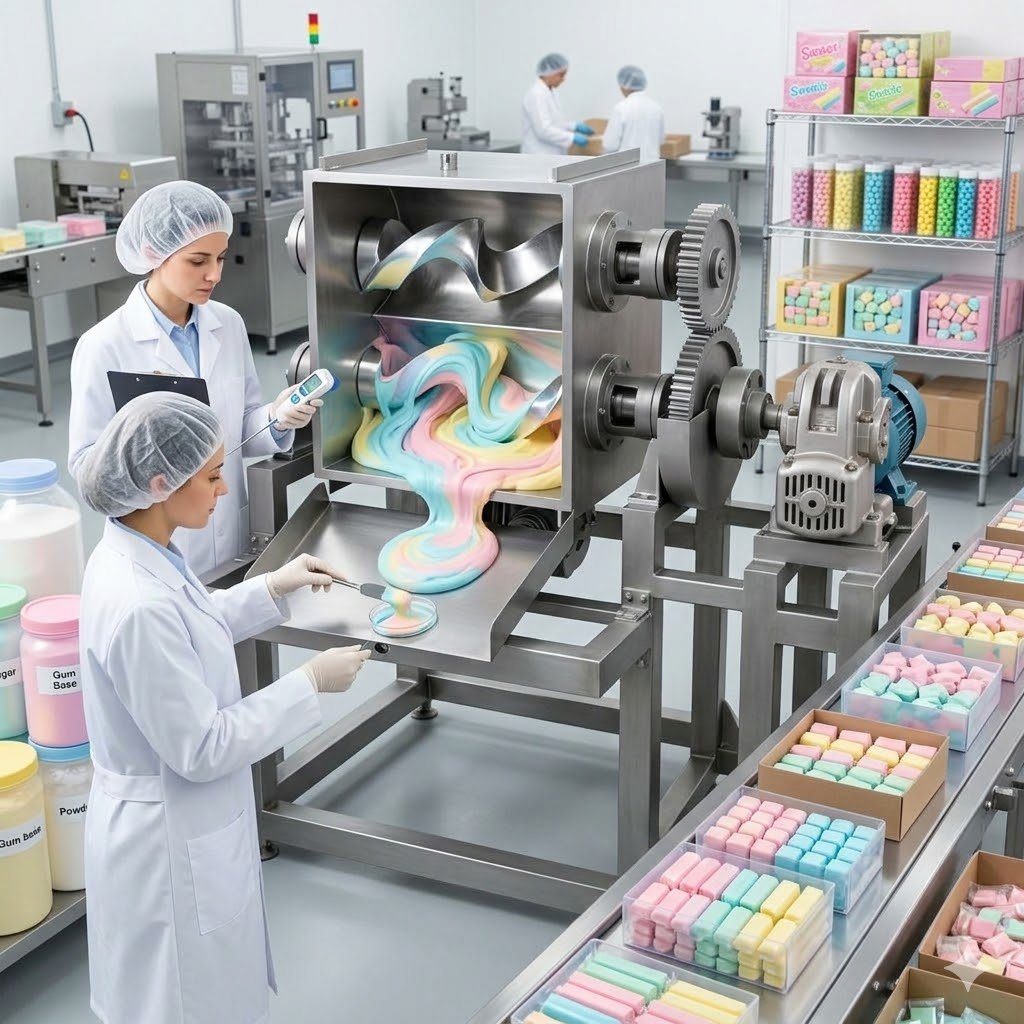 mezcladora doble sigma en confitería