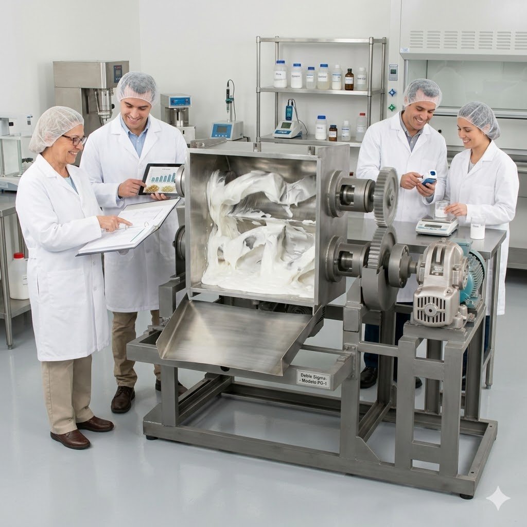 mezcladora doble sigma para pasta de dientes